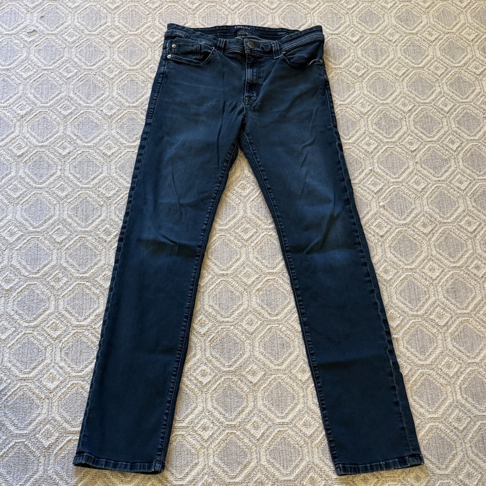 Fidelity Jimmy Men's Deep Blue Straight Jeans